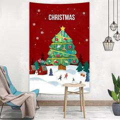 Christmas holiday background cloth tapestry wallpaper 背景布