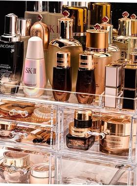 acrylic cosmetic box transparent clear make up organizer