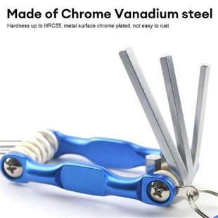 Folding Allen Wrench Set Metric Folding Hex Key Set Metric