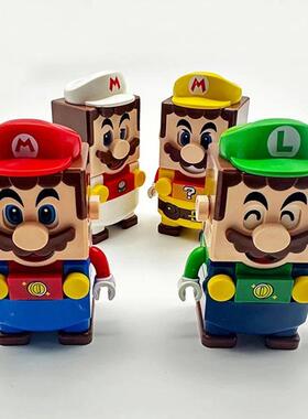 Super Mario Bros Mini Buliding Blocks Luigi Cartoon Anime