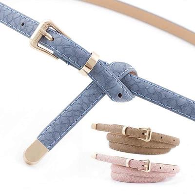 Fashion Thin Snake Belt For Women White Red Ladies Jeans Bel