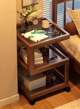 Nightstand small Bedside cabinet sofa side drawer table