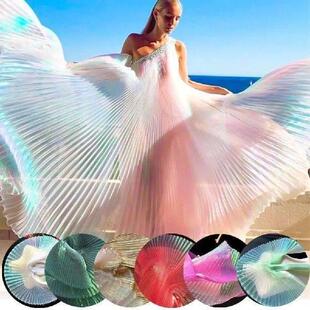 Pleated Organza Fabric For Sewing Girls Skirt Dress