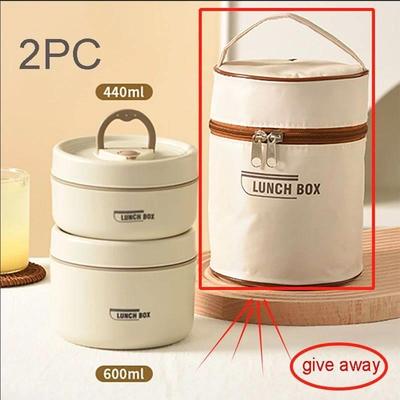 Food Container Portable Insulated Lunch Container Set for Ad