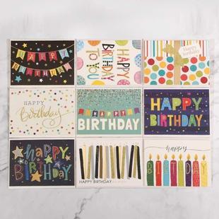 生日快乐卡 谢谢你 祝福卡