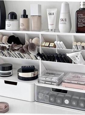 Makeup Organizer Cosmetic Storage Box Drawer Type Desktop Fi
