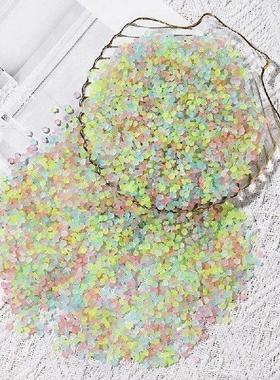 1000 Pcs 3-5mm Luminous Sand Glow In Dark Pebbles Stone