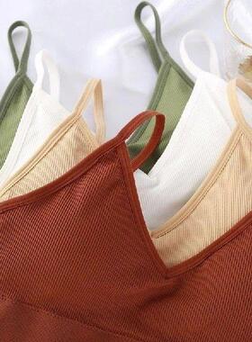 Women Push Up Fitness Running Wire Free Bra Girl Gym