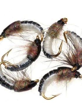 1PC 8#/10#/12#/14# Trout Fishing Realistic Nymph Scud Fly