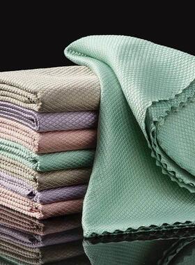 10pcs Microfiber Glass Cleaning Cloth Rag Lint-Free For Wind