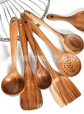 Acacia Wood Spatula Cooking Spatula Filter Spatula Spoon Col
