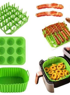 Air Fryer Silicone Baking Tray Cake Baking Silicone Tray