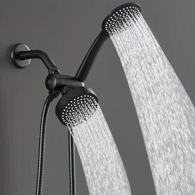 A High-Flow Large Nozzle and Handheld Shower Head, Two-In-On