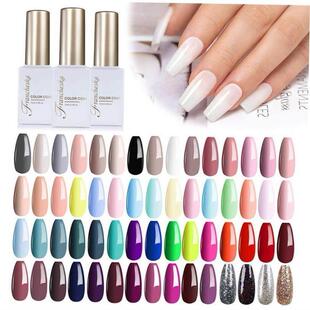Milky White Rubber Base Gel Polish Nude light Therapy Nail