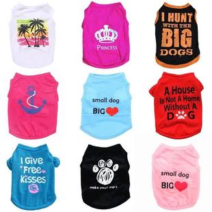 Summer Puppy Clothing Pet Vest Clothes For Shirt Dog