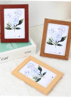 Nordic simple wooden photo frame square picture frames 相框