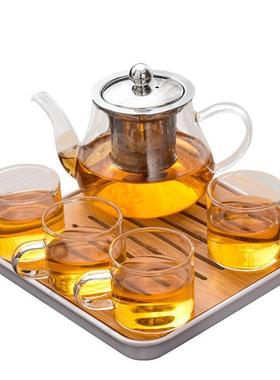 Chinese Kung Fu Tea Set glass Portable Teapot Set