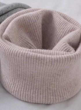 Korean Solid Color Cashmere Collar Pullove Warm Scarf Men Wo