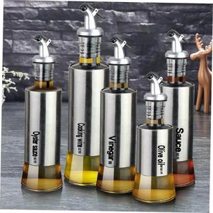 pot oil stainless steel bottle Kitchen seasoning glass