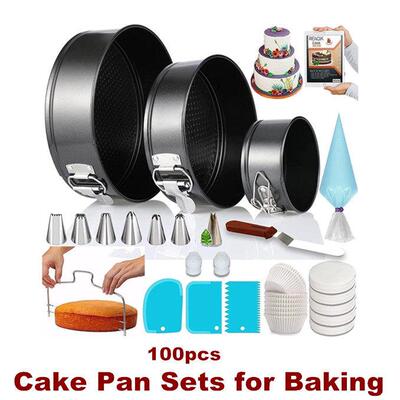 Cake Pan Sets Baking Springform Pans Icing Tips Decorating