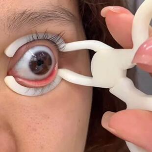 3pcs Women Eye Care Contact Lenses Inserter Remover Plastic