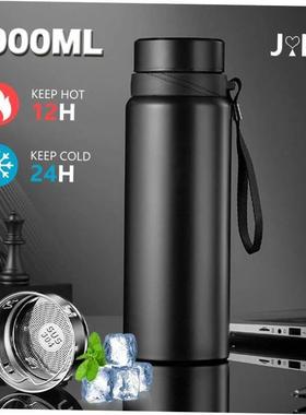 1L Thermal Water Bottle Keep Cold and Hot Water Bottle for W