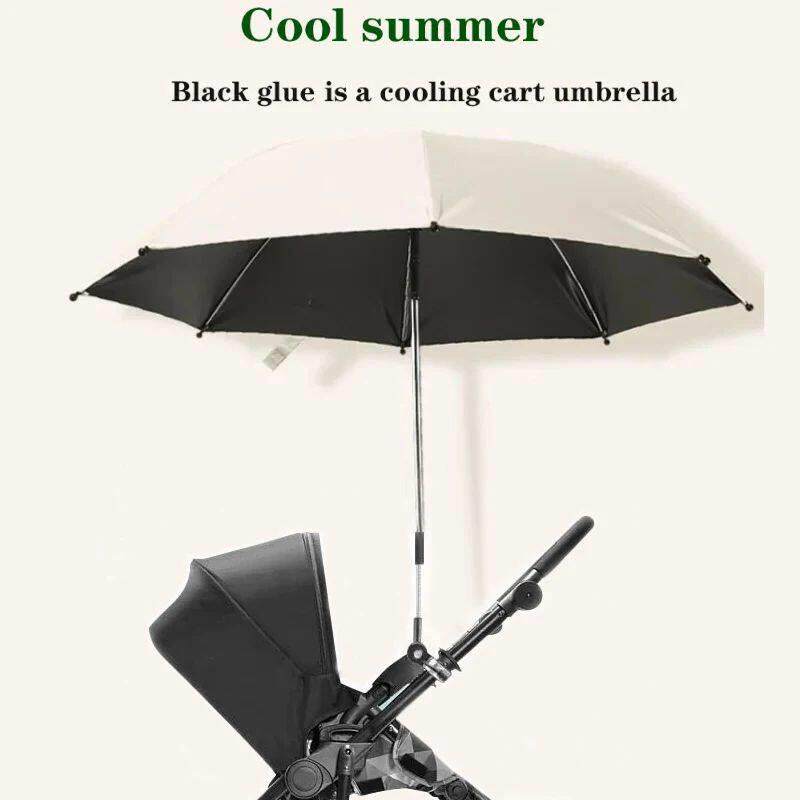 Baby Stroller Folding Umbrella UV Sun Rain Protection Paraso