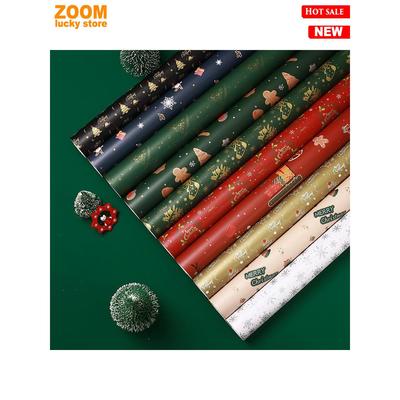 5PCS Christmas wrapping paper Gift wrapper paper decorations