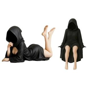 Resin Gothic Ornaments Statue Mysterious