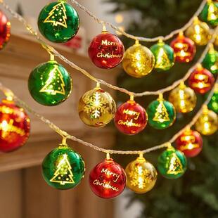 Lights Decoration Ornaments Star String LED Ball Christmas