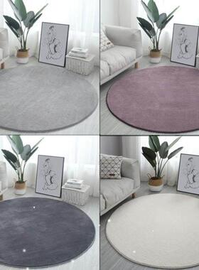 Round carpet bedroom bedside cushion blanket table floor mat