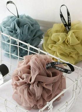 Soft Mesh Bath Sponge Balls Nylon Cleaning Brush Shower Puff