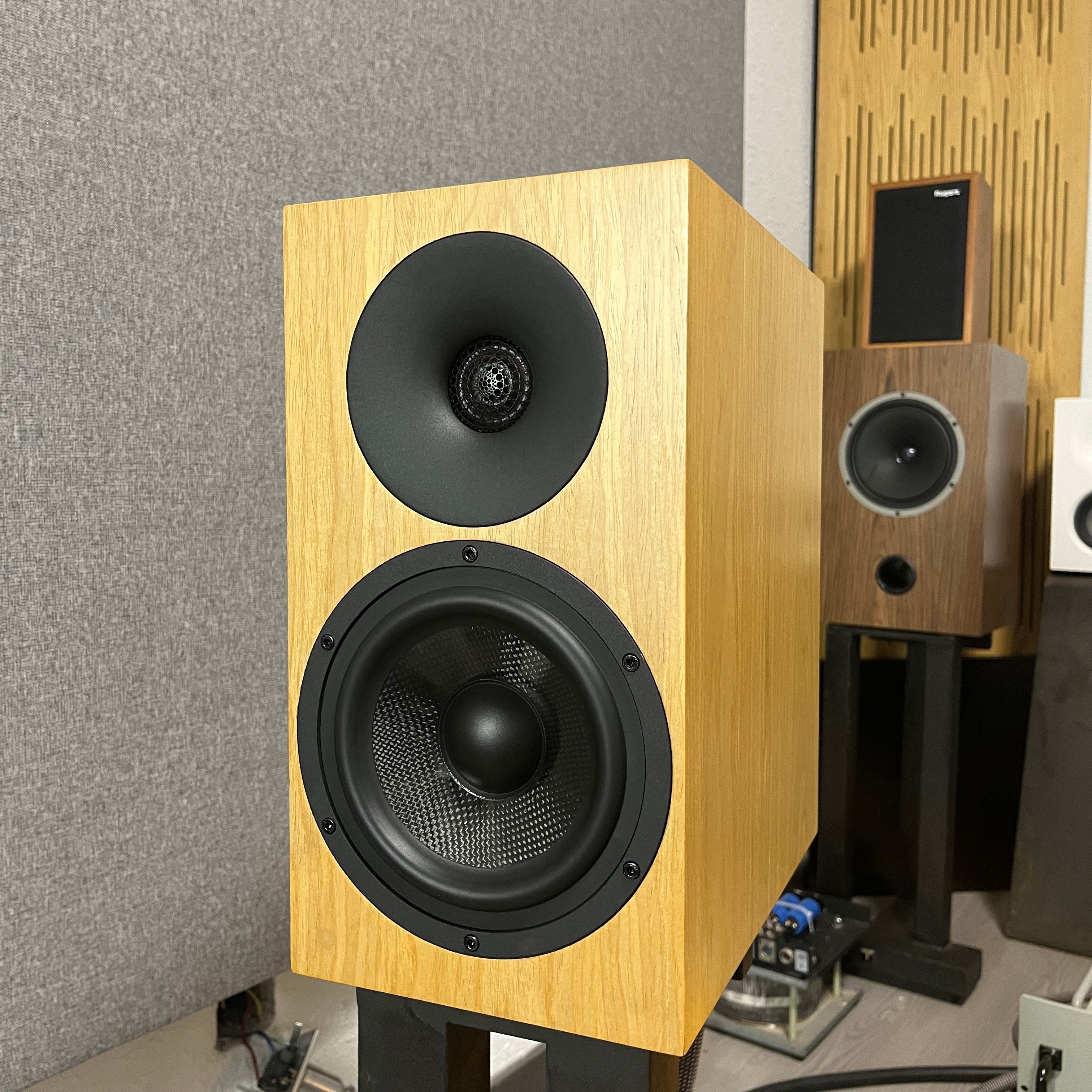 乐飞图AT40四寸全频木盆长冲程喇叭书架音箱发烧HIFI人声弦乐