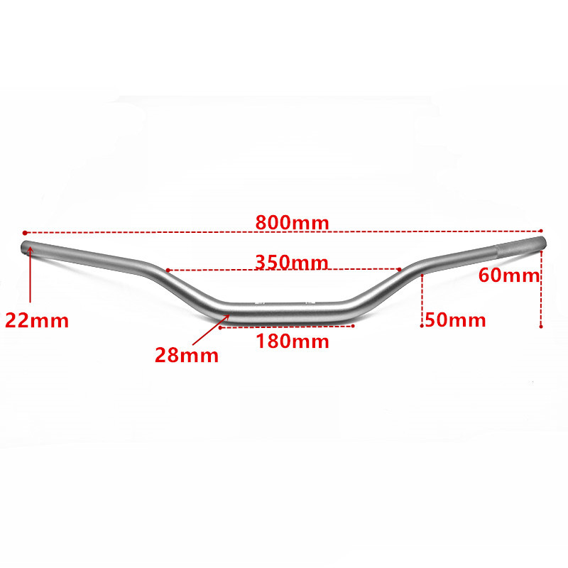 MX6M7波速尔猎豹M5CQR极盗者宗申高赛越野摩托车改装涂鸦车把龙头