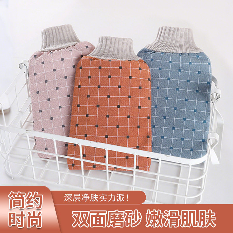 搓澡巾家用双面搓背洗澡巾强力搓泥沐浴手套不疼搓灰去泥澡巾