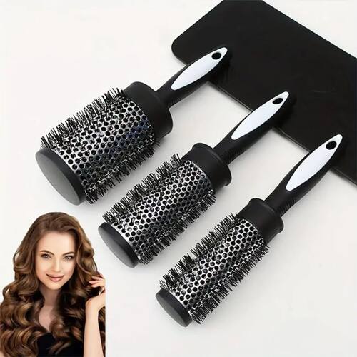Hair Styling Hair Brush Nylon Comb Cylinder Curly Hair卷发筒