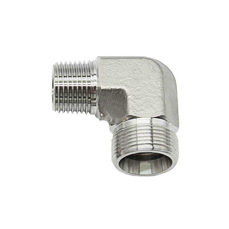 永华伊顿标准卡套直角弯头1CT9轻型1DT9重型不锈钢液压过渡管接头