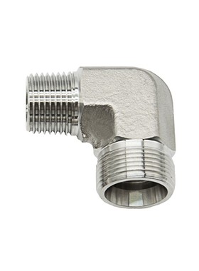 永华伊顿标准卡套直角弯头1CT9轻型1DT9重型不锈钢液压过渡管接头