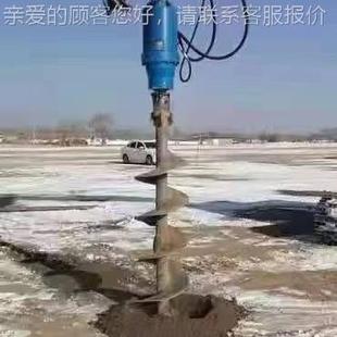 改螺挖旋钻挖掘 挖掘机液压旋钻机 机属具螺旋螺GVU钻机