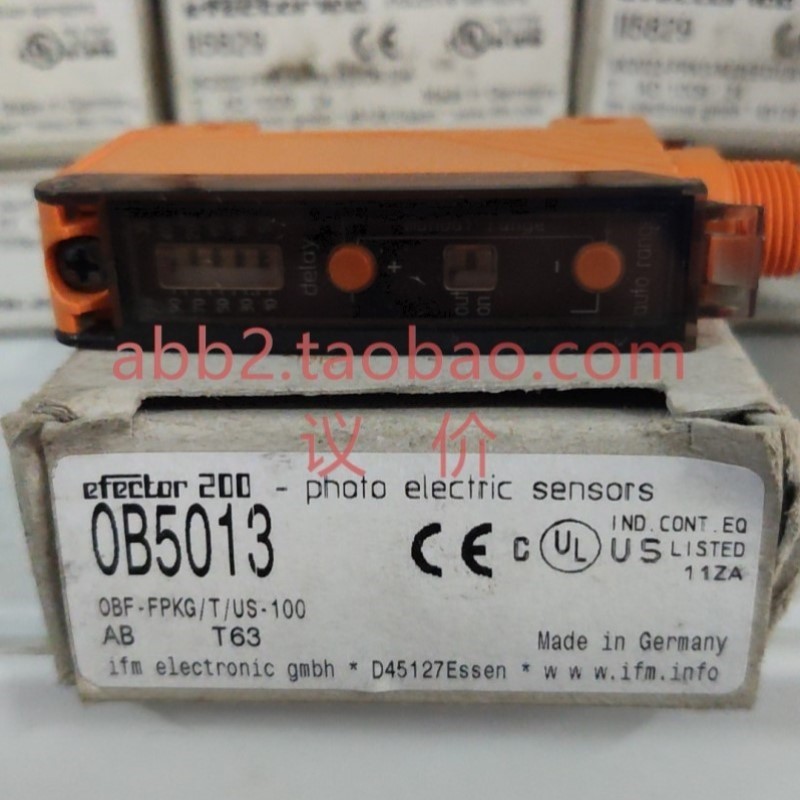 易福门OB5013光纤放大器原盒