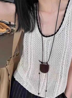 包女挂脖项链设计感精致简穿时装