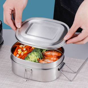 饭盒上学专用高中生蒸饭老式怀旧饭缸子不锈钢饭碗食堂打饭成人初