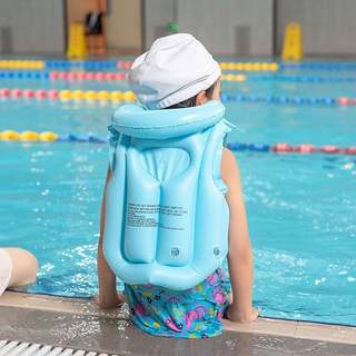 儿童游泳装备用品浮力充气背心小孩浮圈泳衣马甲泳圈初学游泳装备