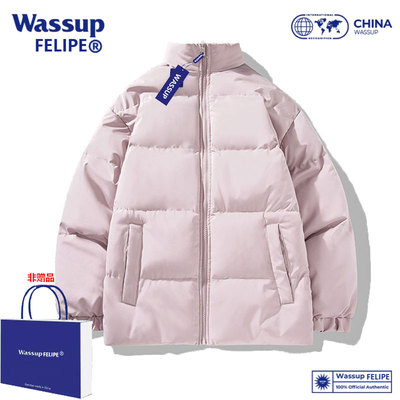 WASSUP FELIPE棉衣棉服男女秋冬季新款情侣帅气加厚保暖外套潮