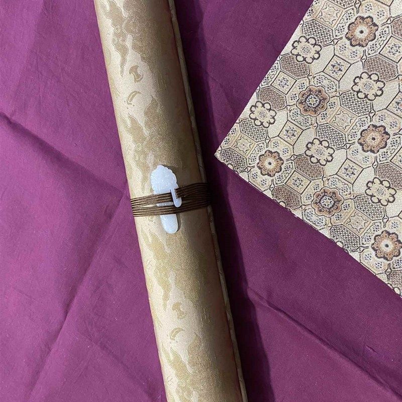 极速手卷包布 包袱字画包装画轴 册页书画装裱 X宋锦布袋布料