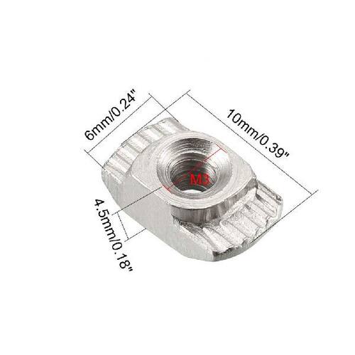 新品25Pbcs T-nut M3/M4/M5 for 20 Series Slot Sliding Hammer