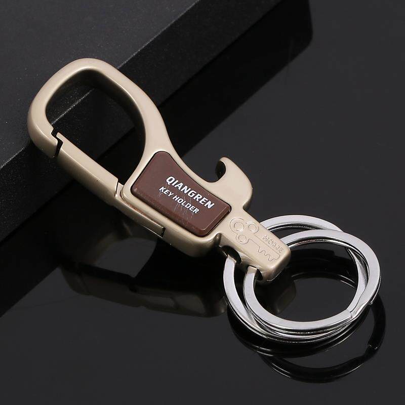 极速强人带开瓶器钥匙扣多功能男士腰挂汽车钥匙T链创意锁匙扣挂