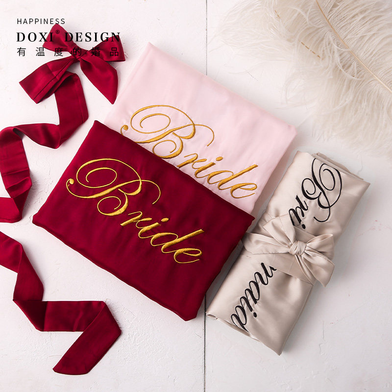 极速2023新款婚礼红q色晨袍女新娘伴娘团丝绸闺蜜定制结婚睡衣睡,节庆用品/礼品,糖盒/糖盒配件,淘宝优惠券,粉丝福利购,淘宝优惠卷