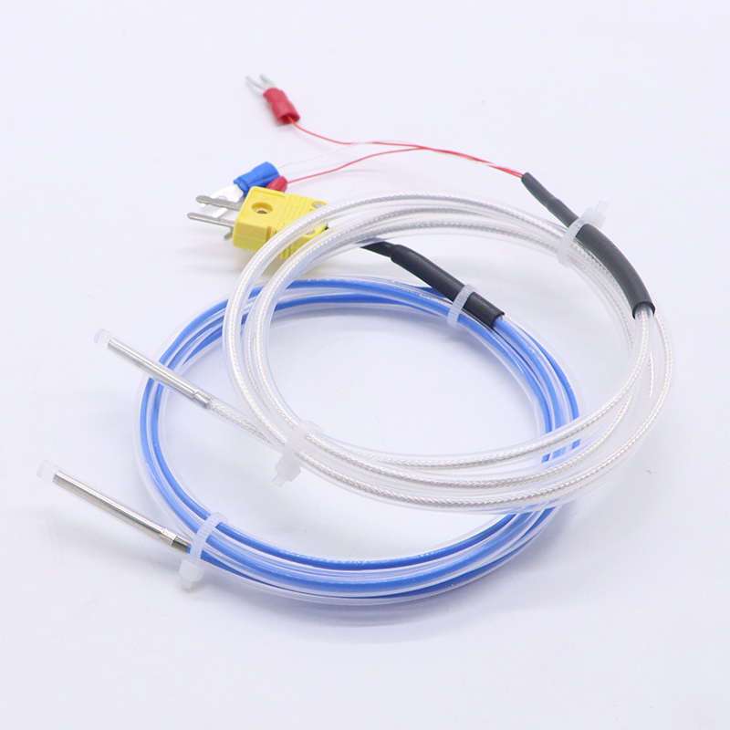 极速PT100铂热电阻KT型热电偶耐酸硷防腐蚀测温S度感测器赶温线监