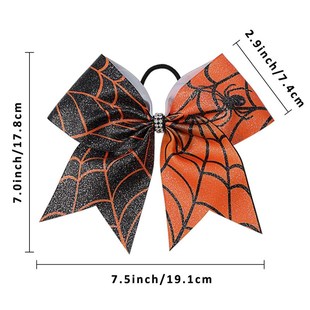 Bands Ribbon Bow 极速Halloween For Hair Ties iElastic